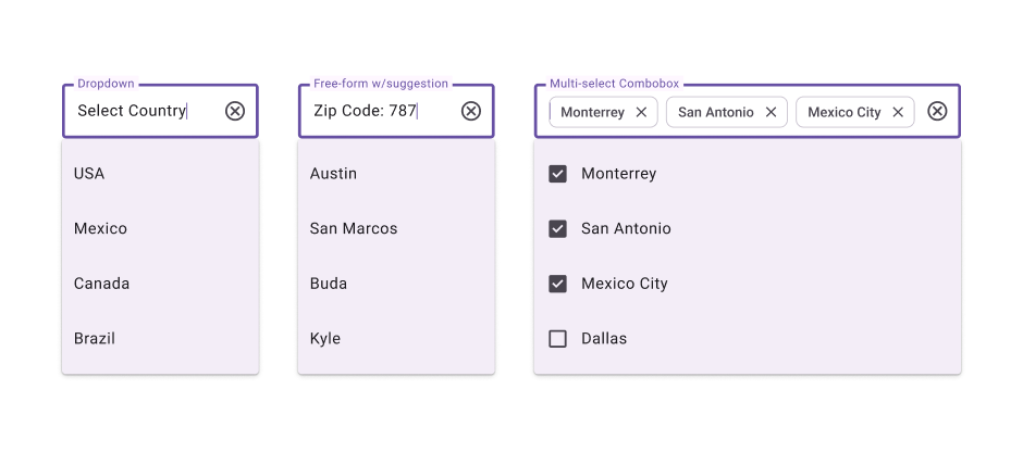 1. Dropdown vs Combobox: Intent vs Flexibility